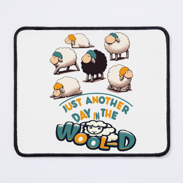 Item preview, Flock of Fun - Quirky Sheep and Wool Puns Illustration for Humor Enthusiasts designed and sold by FarBeyound.