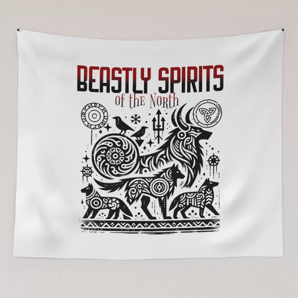 Item preview, Beastly Spirits of the North designed and sold by Belarte.shop.