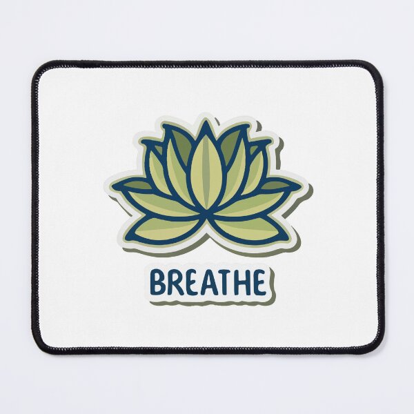 Item preview, Zen Lotus 'Breathe' Mindfulness Design designed and sold by NiftyWrx.