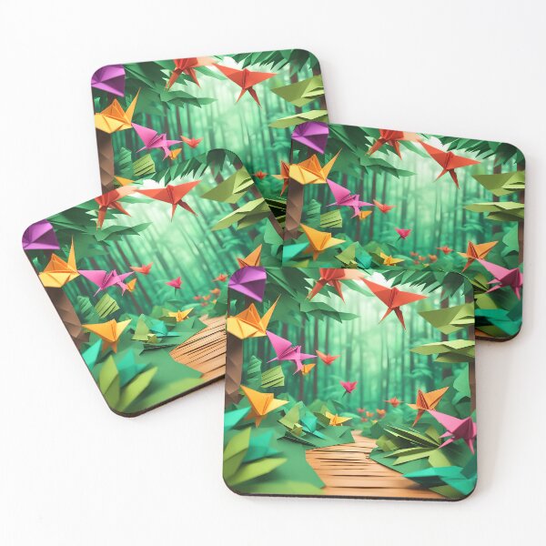 Item preview, Origami Art - Rainforest Rhapsody: Journey Along the Verdant Trail designed and sold by ArtfulFolds.