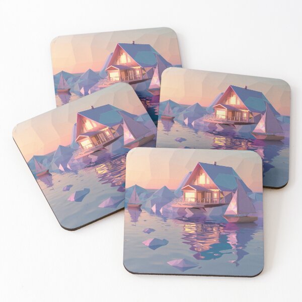 Item preview, Sunset Hues Geometric Retreat designed and sold by palmyst.