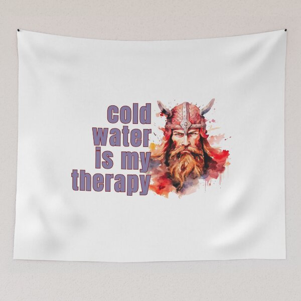 Item preview, Cold Water Is My Therapy Funny Gifts for Pepole Who Like Ice Bathing designed and sold by byMartha.