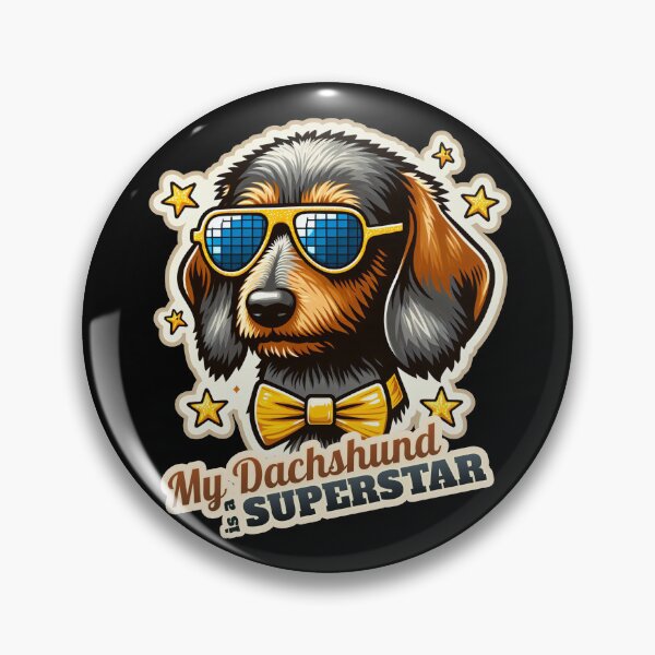 Item preview, Wire-haired Dachshund Disco Bunny designed and sold by ThisDress.