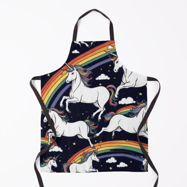 Item preview, Unicorns jumping rainbows designed and sold by JackFreestone.