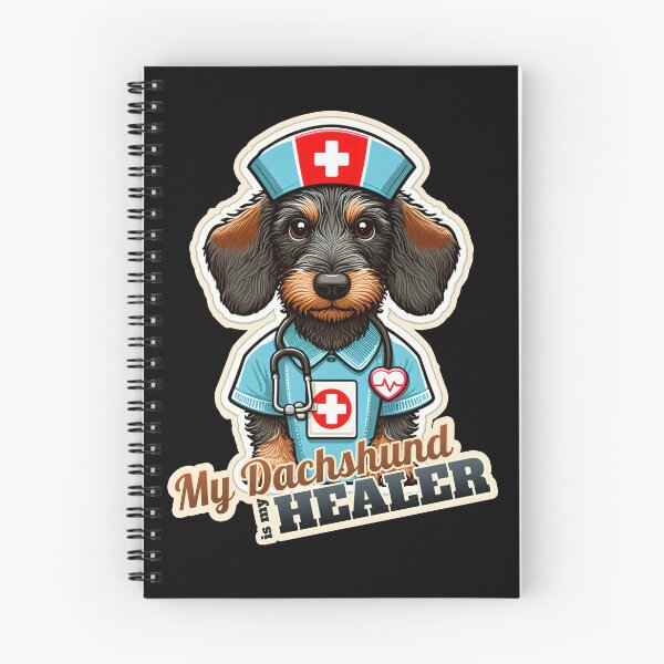 Item preview, Wire-haired Dachshund  Nurse designed and sold by ThisDress.
