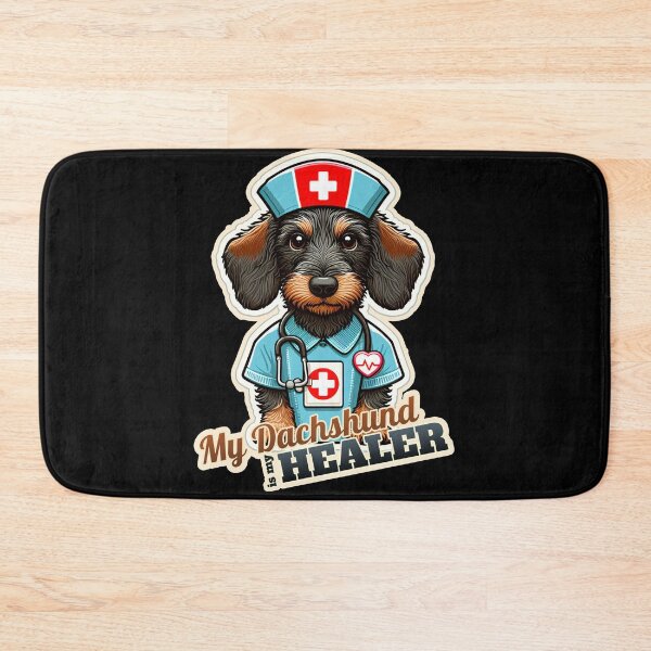 Item preview, Wire-haired Dachshund  Nurse designed and sold by ThisDress.