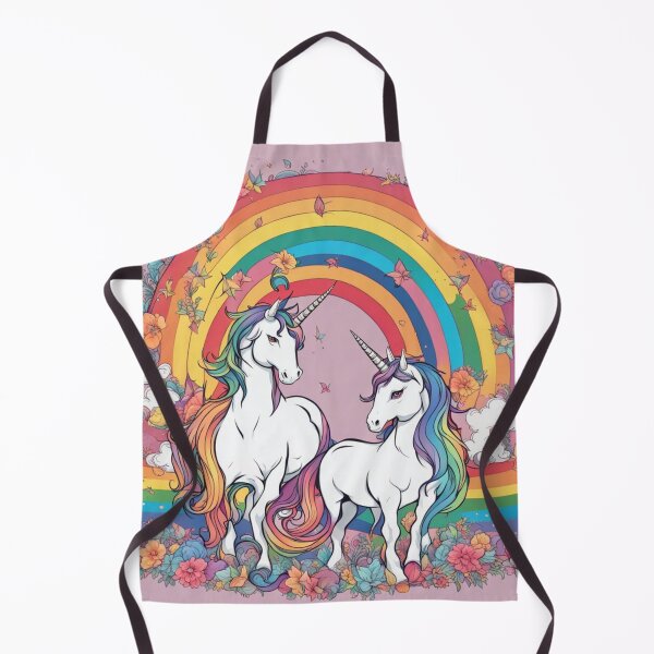 Item preview, Unicorns with a rainbow designed and sold by JackFreestone.