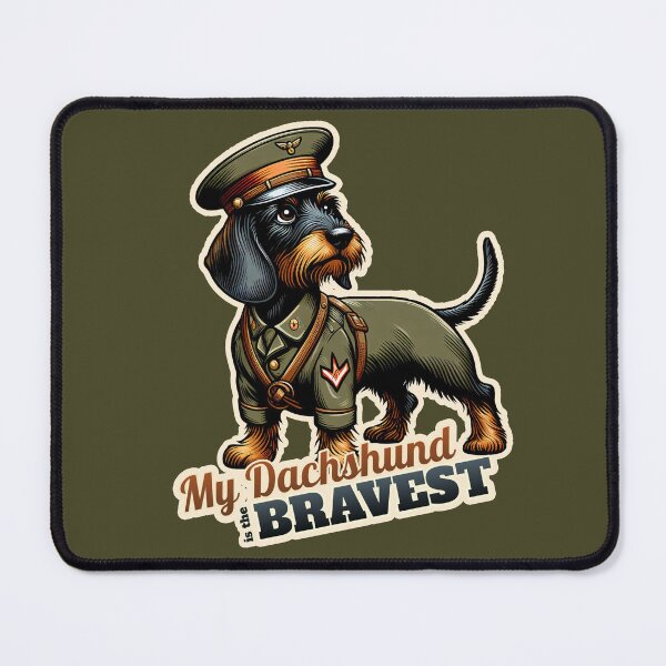 Item preview, Wire-haired Dachshund  Soldier designed and sold by ThisDress.