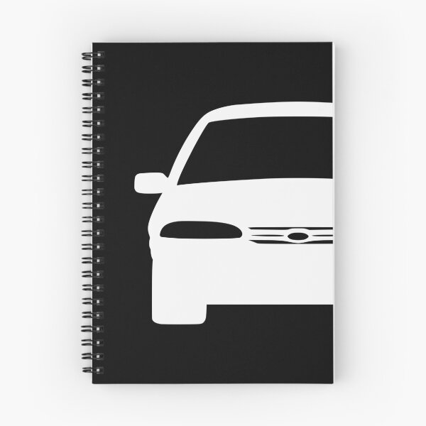 Item preview, Ford Mondeo Mk1 front white silhouette art designed and sold by EdimDesign.
