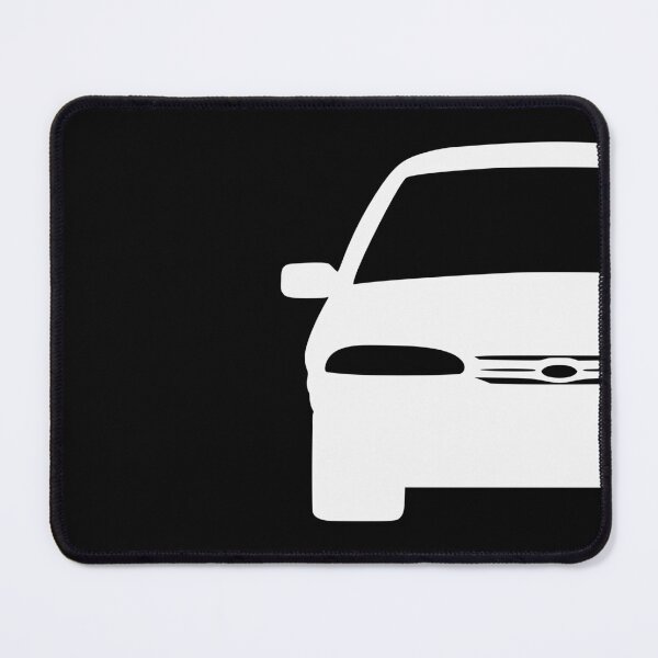 Artikelvorschau, Ford Mondeo Mk1 vorne weiße Silhouette Kunst entworfen und verkauft von EdimDesign.