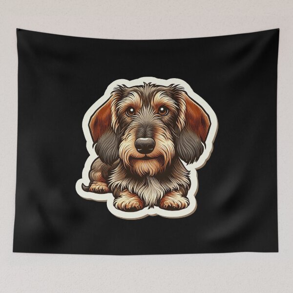 Item preview, Wire-haired Dachshund designed and sold by ThisDress.