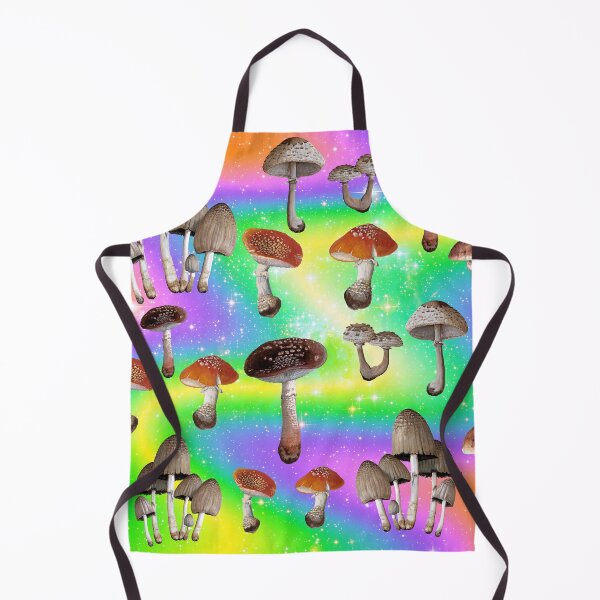Item preview, Rainbow Swirl Sparkles: Vintage Style Mushroom Pattern designed and sold by Shloo.