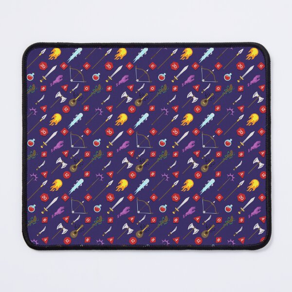 Item preview, Playful DnD RPG Pattern designed and sold by wolfkin-design.
