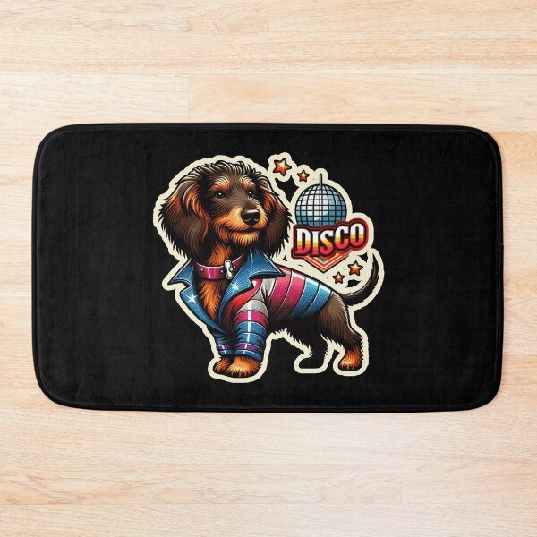Item preview, Wire-haired Dachshund Disco Bunny designed and sold by ThisDress.