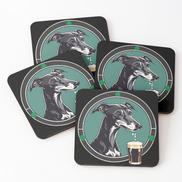 Item preview, Irish Greyhound Having an Irish Stout designed and sold by Ameiva-Apparel.