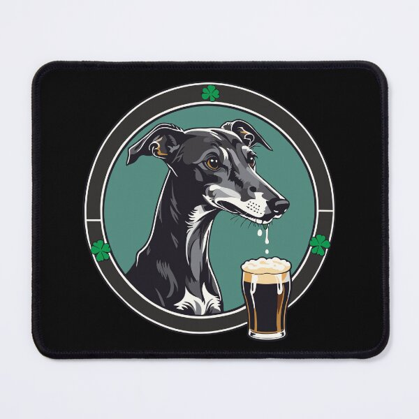 Item preview, Irish Greyhound Having an Irish Stout designed and sold by Ameiva-Apparel.