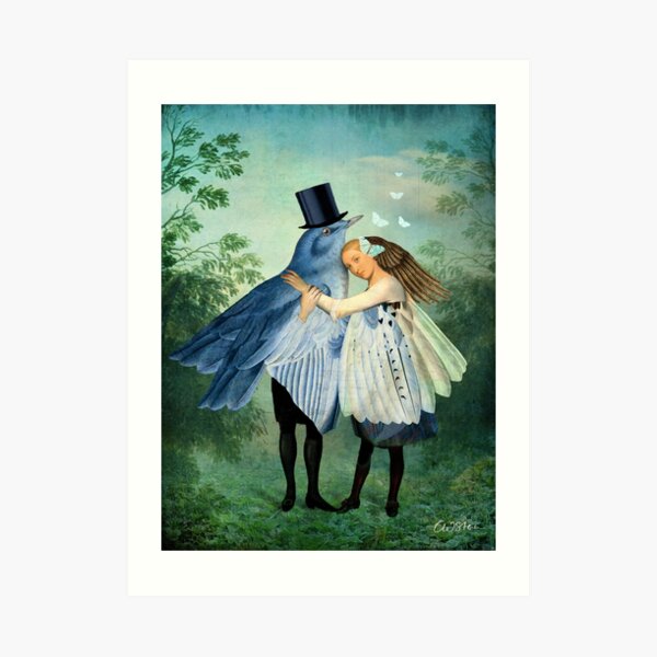 The Lovers Art Print