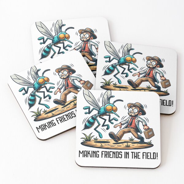 Item preview, Vector biologist - Making Friends in the Field designed and sold by Belarte.shop.