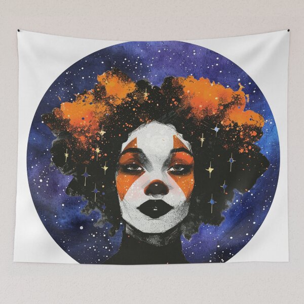 Item preview, Galactic Clown Goddess designed and sold by EtherealShadows.