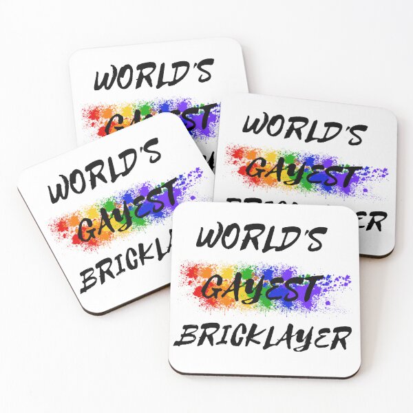 Item preview, World's Gayest Bricklayer designed and sold by LuckyKermit.