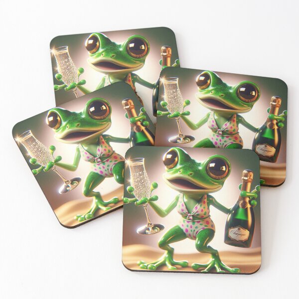 Item preview, Mrs. Frog is Ready for Sat. Night designed and sold by silklotus.