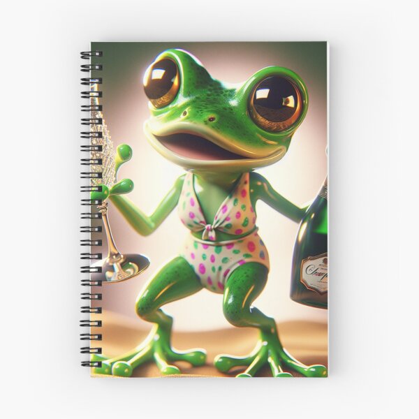 Item preview, Mrs. Frog is Ready for Sat. Night designed and sold by silklotus.