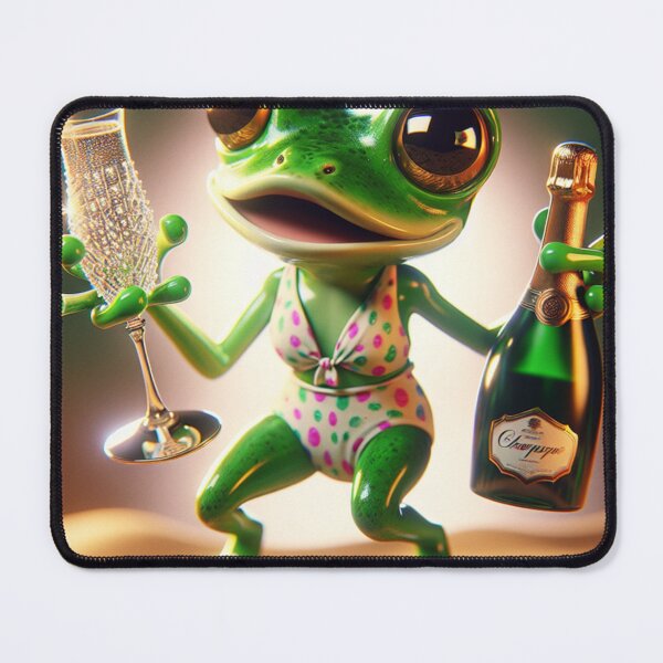 Item preview, Mrs. Frog is Ready for Sat. Night designed and sold by silklotus.