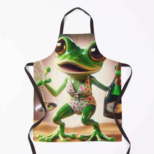 Item preview, Mrs. Frog is Ready for Sat. Night designed and sold by silklotus.