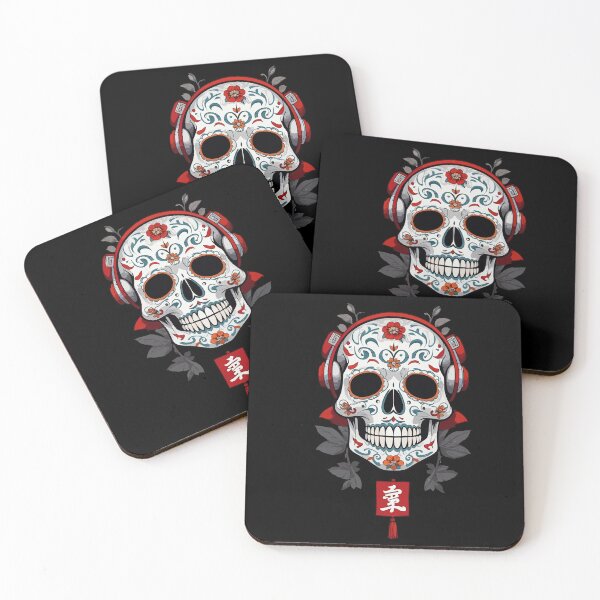 Item preview, Iconic sugar skull Mexican holiday designed and sold by LuminOrb.