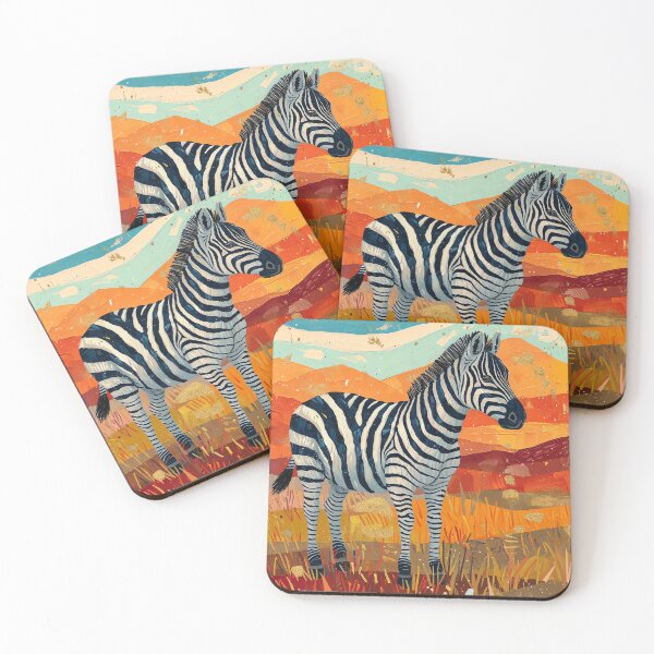 Item preview, Rainbow Zebra Bliss designed and sold by cute-animals99.