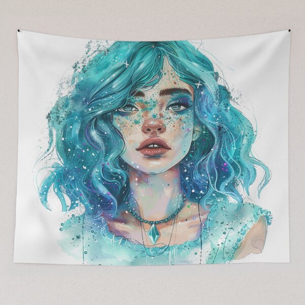 Item preview, Pisces Aquamarine Goddess Serenity designed and sold by EtherealShadows.
