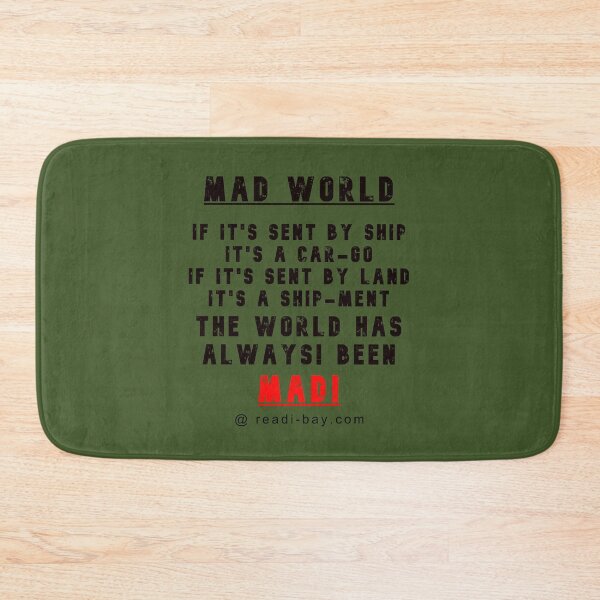 Item preview, Its A Mad World designed and sold by AlienAlmanac.