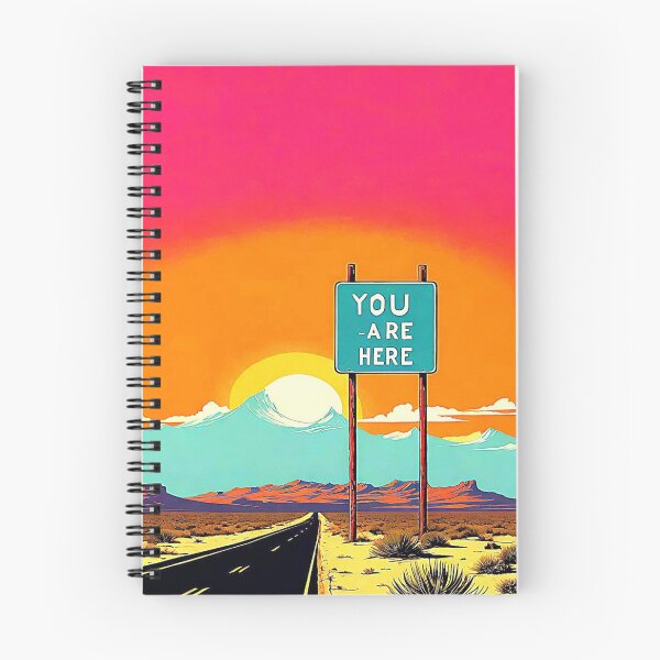 Item preview, You Are Here Desert Vintage Sign Sign. designed and sold by Giulivo Store Graphic.