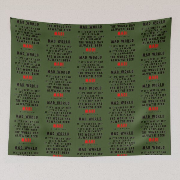 Item preview, Its A Mad World designed and sold by AlienAlmanac.