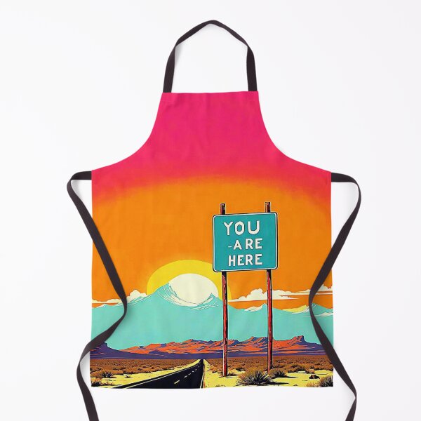 Item preview, You Are Here Desert Vintage Sign Sign. designed and sold by Giulivo Store Graphic.