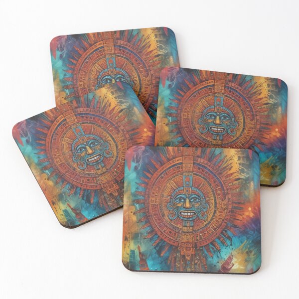 Item preview, Digital colourful Mayan Culture design designed and sold by imanshu.