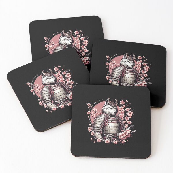 Item preview, Wolf Samurai on Cherry Blossom designed and sold by Ikibrai.
