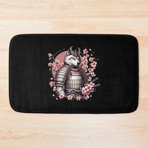 Item preview, Wolf Samurai on Cherry Blossom designed and sold by Ikibrai.
