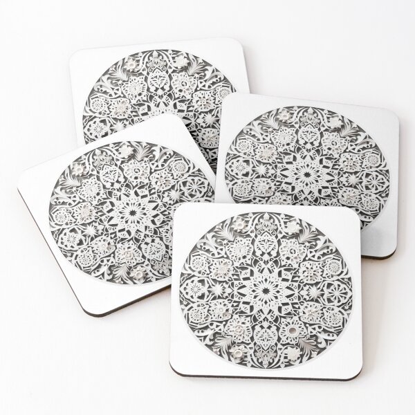 Item preview, white rosette designed and sold by Cabrasco.