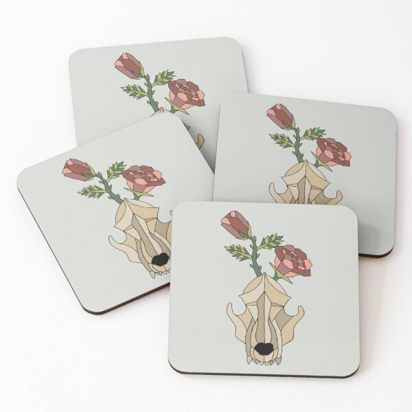 Item preview, Geometric Skull and Roses designed and sold by DebonairDruid.