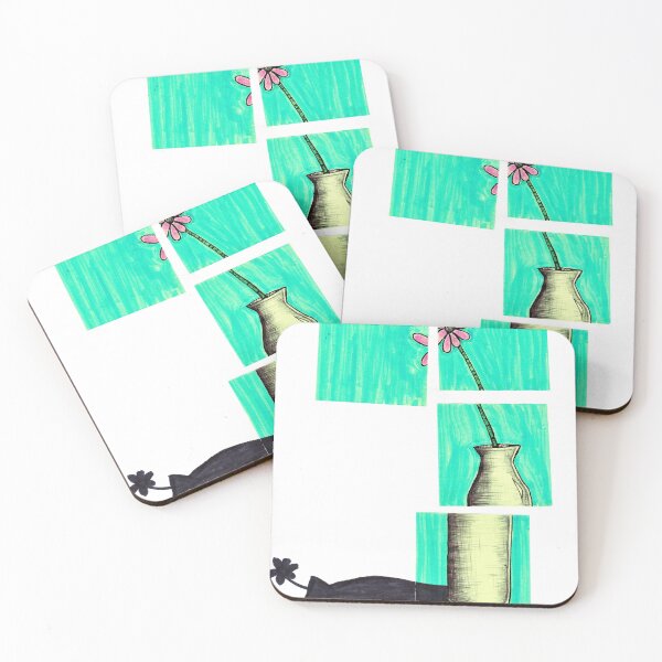Item preview, Broken pieces of love, fragmented flower art, post-it pad art! designed and sold by SmallTalkstudio.