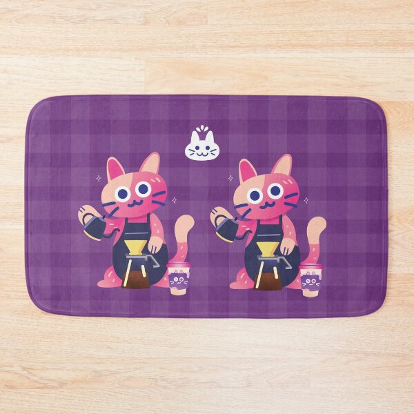 Item preview, cute cat coffee adorable cat make coffe designed and sold by Blau Rigel.