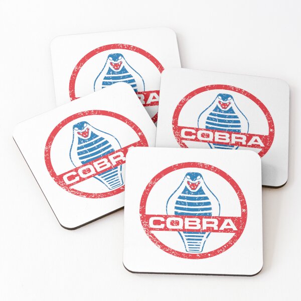 Item preview, Shelby Cobra badge - race worn distressed aged print designed and sold by retropetrol.