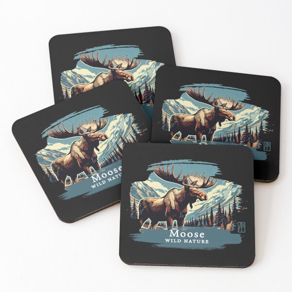 Item preview, Moose- WILD NATURE - MOSE -1 designed and sold by ArtProjectShop.