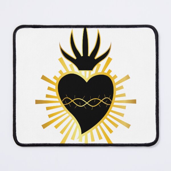 Item preview, Sacred Heart b&g designed and sold by Turco-Design.