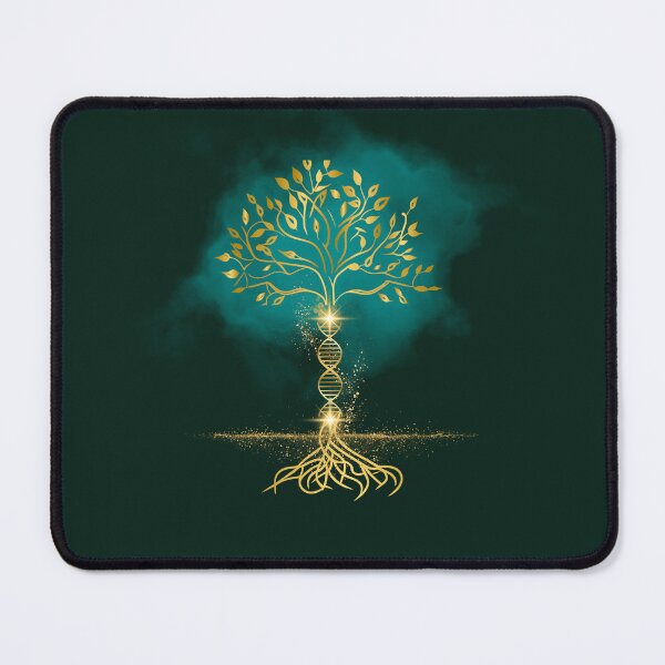 Item preview, Gold And Teal Tree Of life Graphic Design designed and sold by Iiswaz.