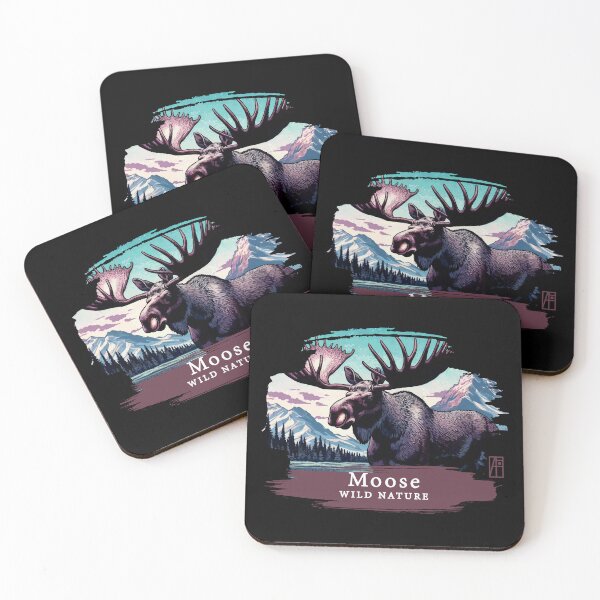 Item preview, Moose- WILD NATURE - MOSE -5 designed and sold by ArtProjectShop.