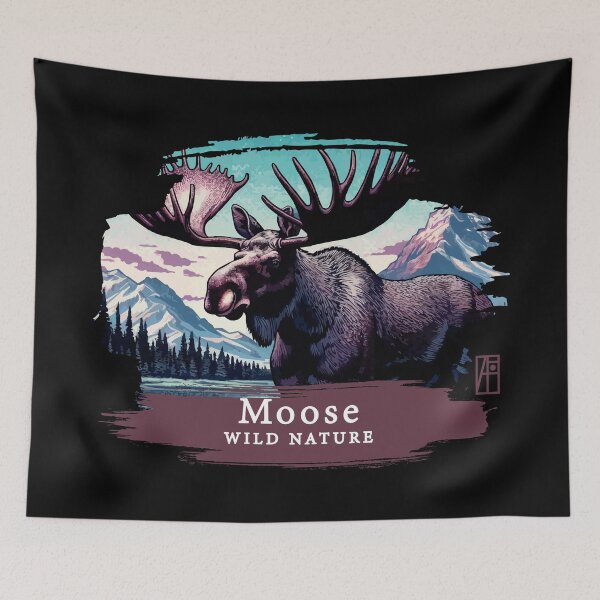 Item preview, Moose- WILD NATURE - MOSE -5 designed and sold by ArtProjectShop.
