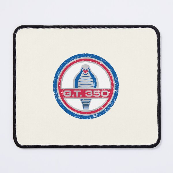 Item preview, Shelby GT 350 Mustang emblem - race worn distressed aged print designed and sold by retropetrol.