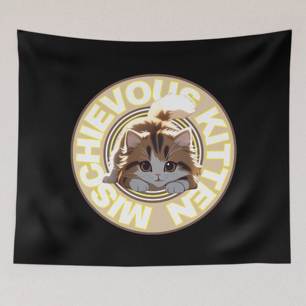 Item preview, Mischievous Kitten designed and sold by pUNKnown.